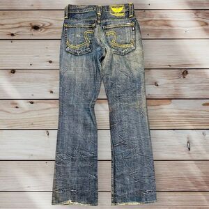 N4 Vintage Y2K Rock Republic USA Flare Jeans Size 29 Made USA Women's